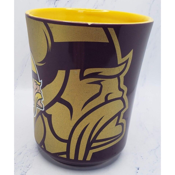 NFL Minnesota Vikings Memory Company Purple and Gold Ceramic Coffee Mug - Picture 3 of 8
